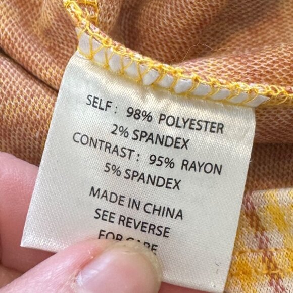 ModCloth Yellow & Pink Plaid Sleeveless Shift Dress Size Large NWT - Picture 8 of 10